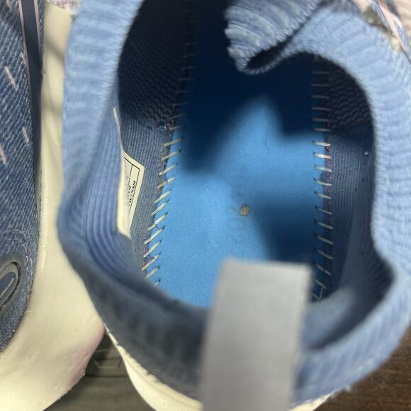 Brooks Womens Sz 8B Glycerin StealthFit 20 Blue Pastel Lilac Athletic NO INSOLES - Picture 9 of 10